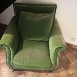 Vintage wheel armchair