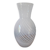 Vase en verre soufflé artisanal Murano