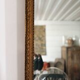 Gold beveled mirror