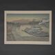 Lithograph by Henri Rivière The Pont des Saints-Pères and the Louvre