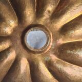 Basin, hammered copper shell hand basin