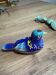 Enamelled brass bird box