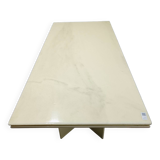 Rare table à manger kazuhide takahama "olinto" plateau en marbre - b&b italia