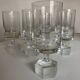 Set of 8 Scandinavian crystal tumbler glasses