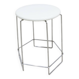 Stool 1980 steel wire and vinyl max sauze style