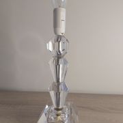Lampe de chevet en verre acrylique années 1960