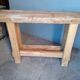 Brutalist console 120 cm solid wood