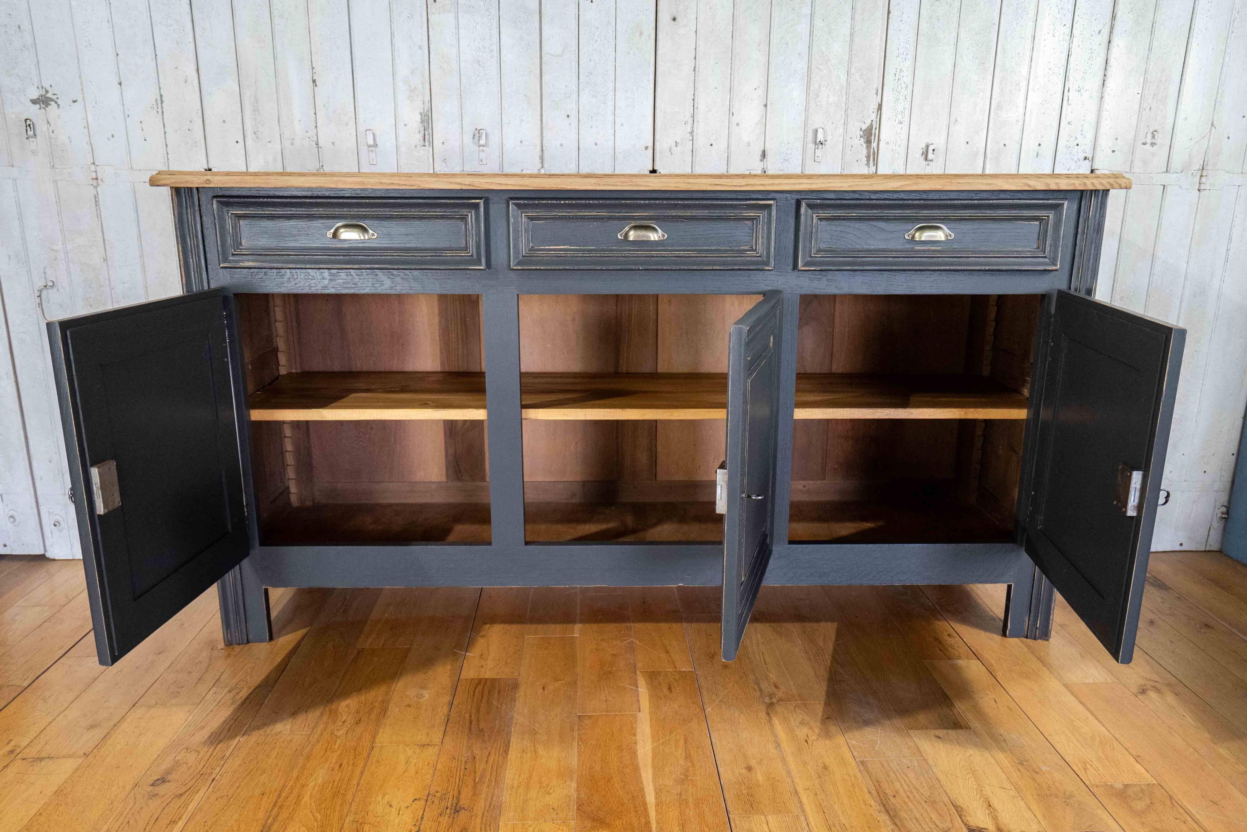Restored solid oak enfilade