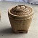 Traditional woven Indonesian basket light H40 D37