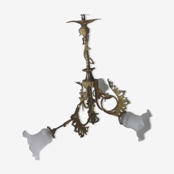 20-30s bronze chandelier