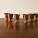Suite of 6 old copper cockles