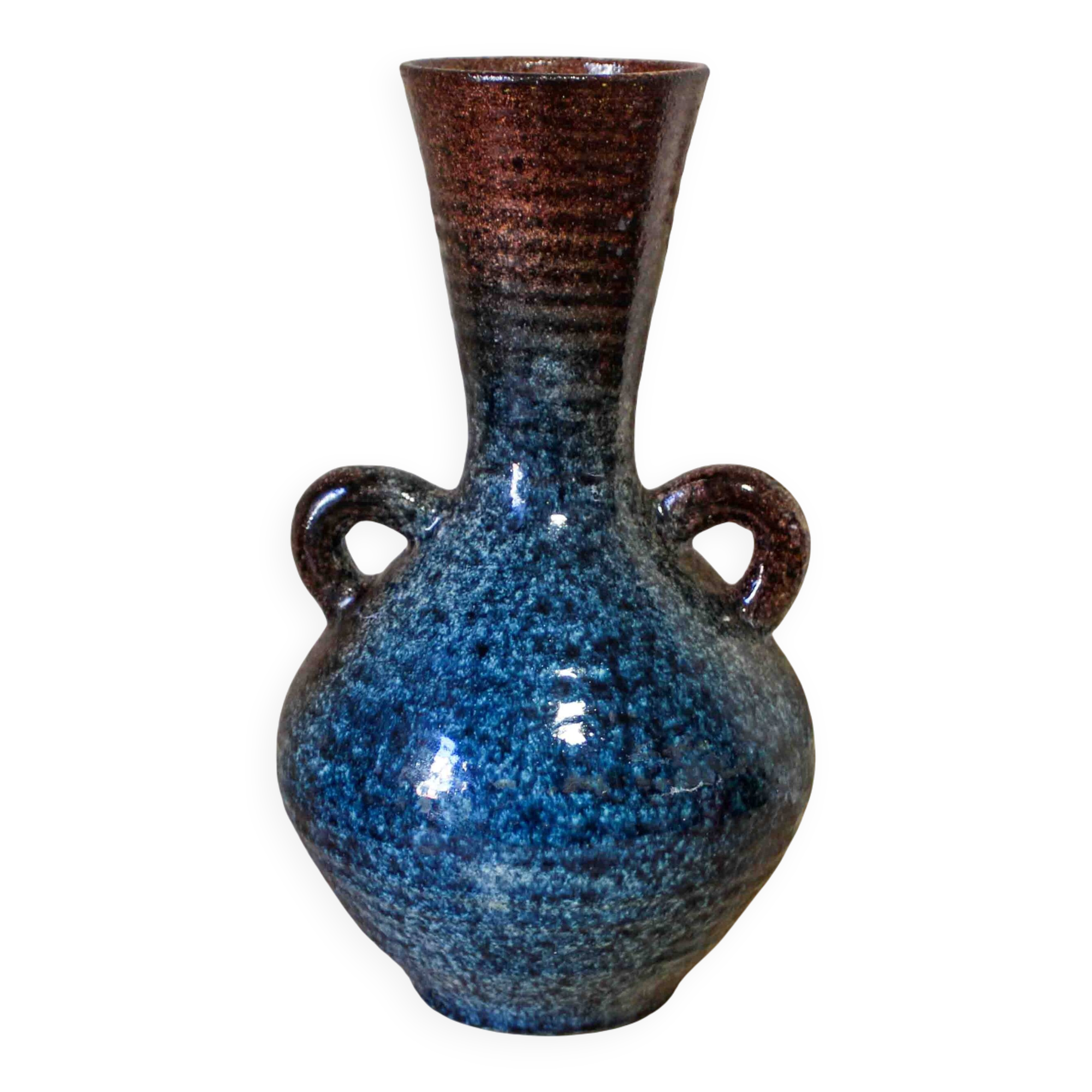 Double-handled ceramic vase Accolay