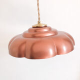 Suspension vintage copper lampshade