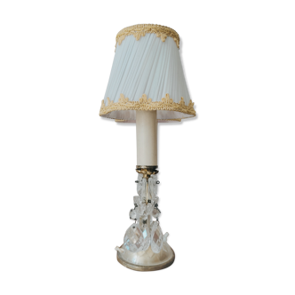 Lampe bohème en verre