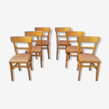 6 chaises bar bistrot