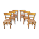 6 bistro bar chairs