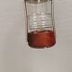 Very beautiful Trip/Trap oil lamp/lantern in teak, glass and stainless stee