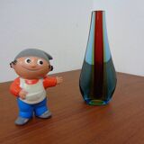 Murano Glass Teardrop Vase by Flavio Poli, 1960s