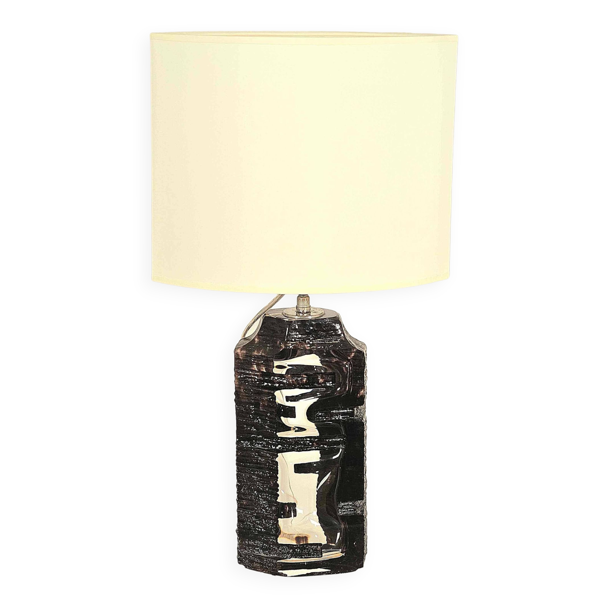 Daum, argos model crystal lamp base, circa 1970