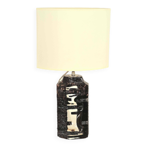 Pied de lampe en cristal