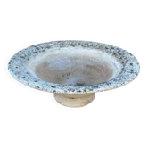 Jardinière vasque coupe béton pierre reconstituée vintage 1950