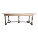 Grande table  en bois brut