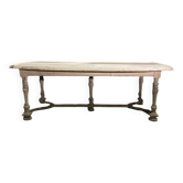 Large table in raw wood