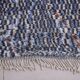 Blue Handmade Beni merirt Rug 258 x 305 cm - Abstract Wool Rug - Berber Rug
