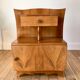 Bedside table in beech wood art deco 30s