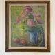 Vintage Original Oil on Canvas Still Life Swedish School 1960s