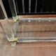 Plexi console double glass tray