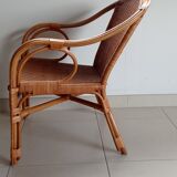 Rattan / wicker armchair