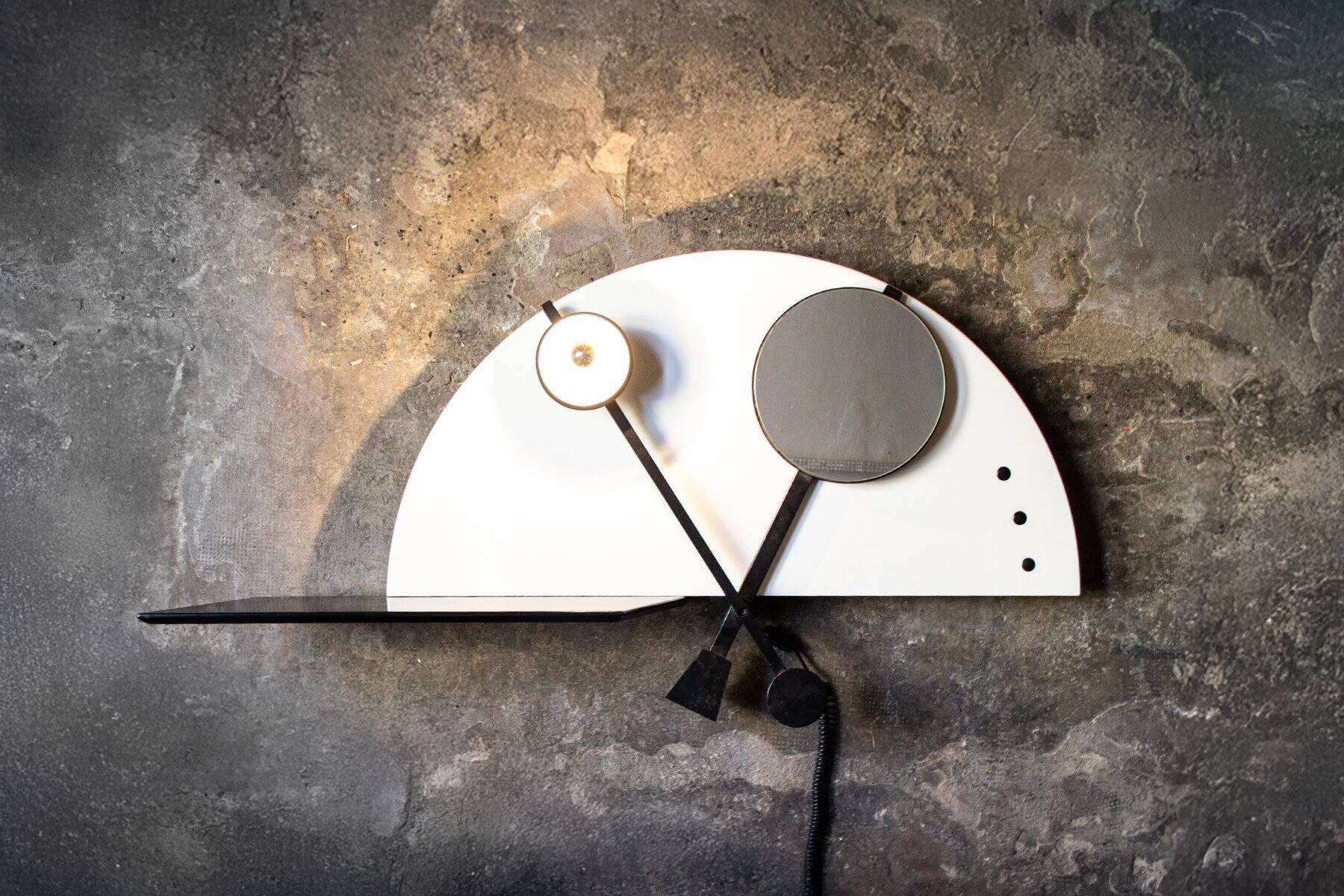 Console with mirror by Giotto Stoppino for Acerbis, 1970s.