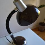 Vintage desk lamp France brown 70s 1970