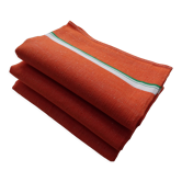 3 large old linen tea towels 75 x 55