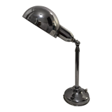 Art deco adjustable chrome desk lamp