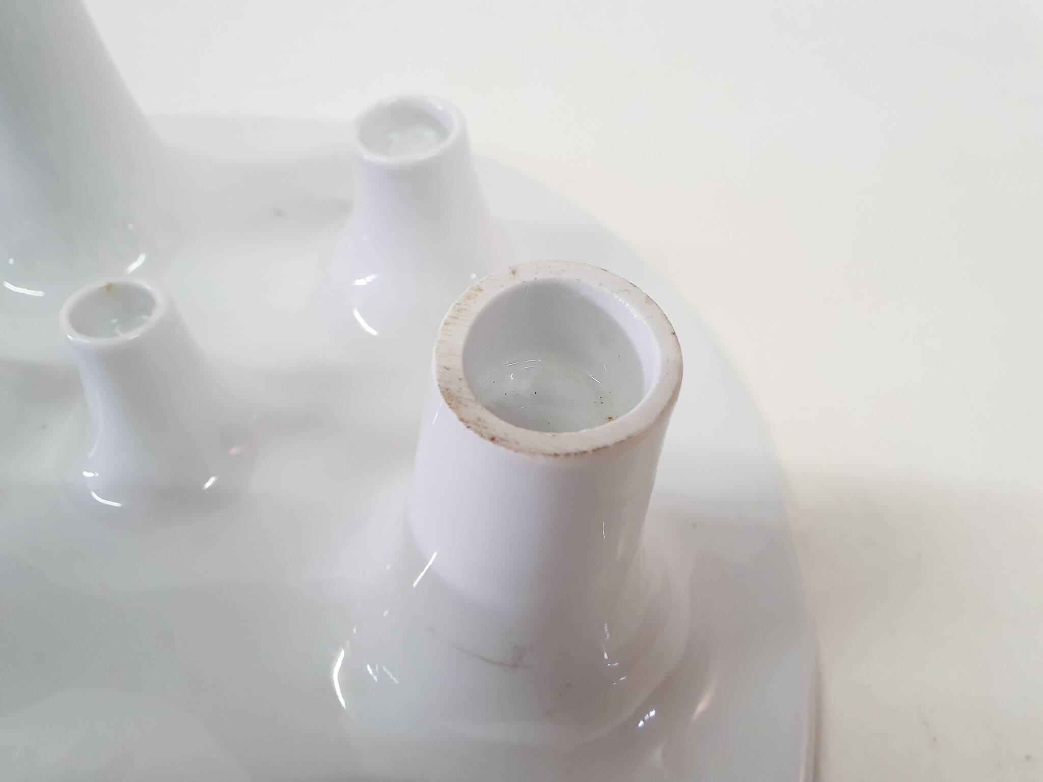 Fruit and Fire candle holder and fruit bowl by Willem Noyons, The Netherlan