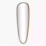 Gold mirror rearview mirror and free form from the 50s