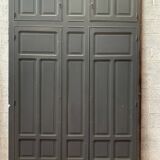 Cupboard front in patinated beech Doors 20th century