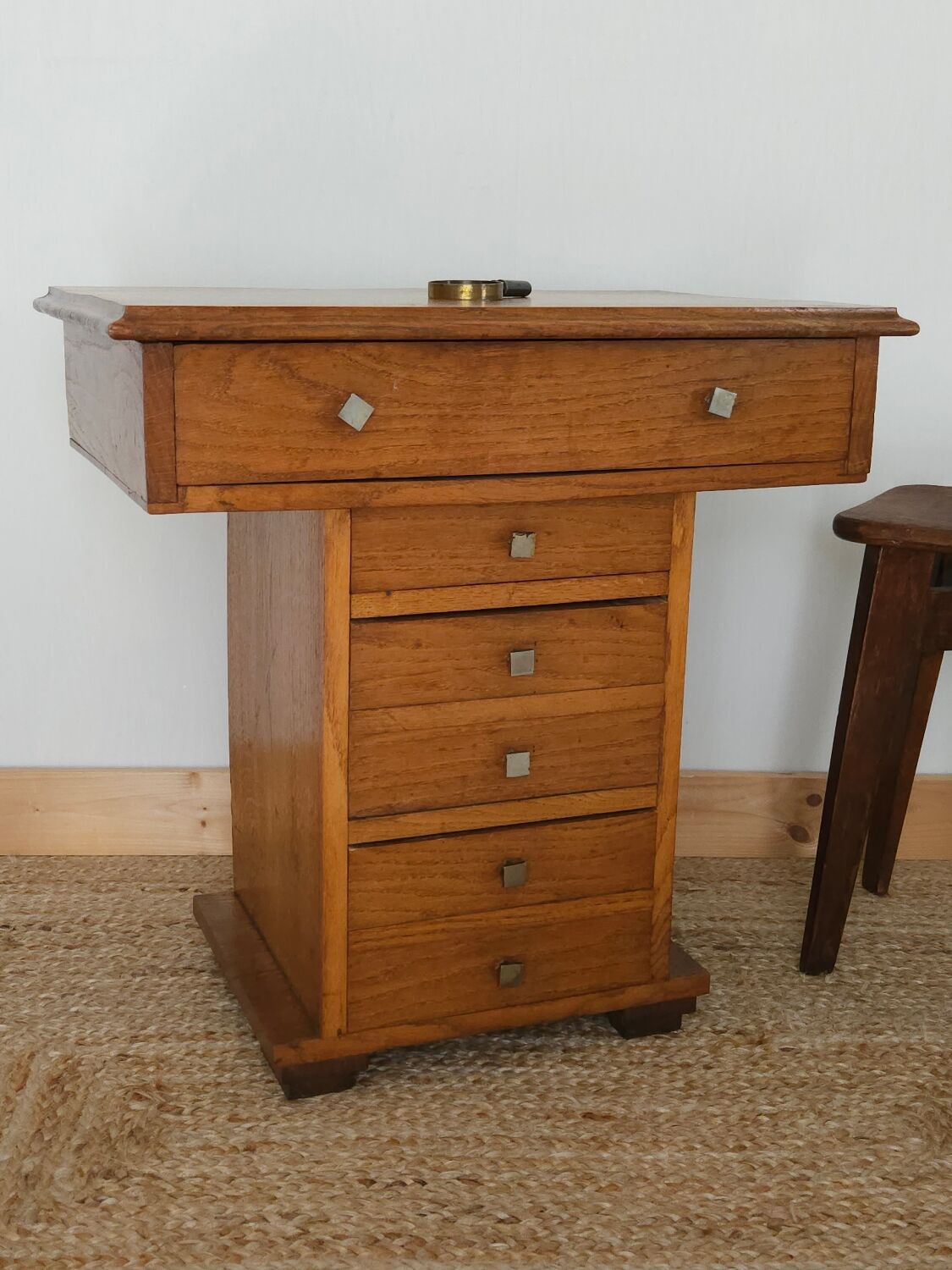 Vintage oak workshop furniture