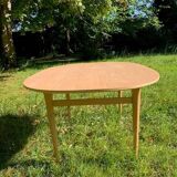 Superellipse table by Bruno Mathsson and Piet Hein for Fritz Hansen, Denmark 1980s