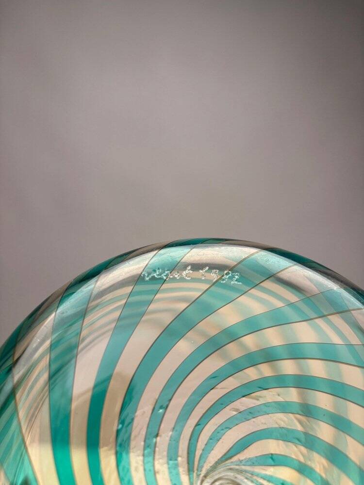 Murano Glass Vase by VeArt for Venini, Italy, 1982