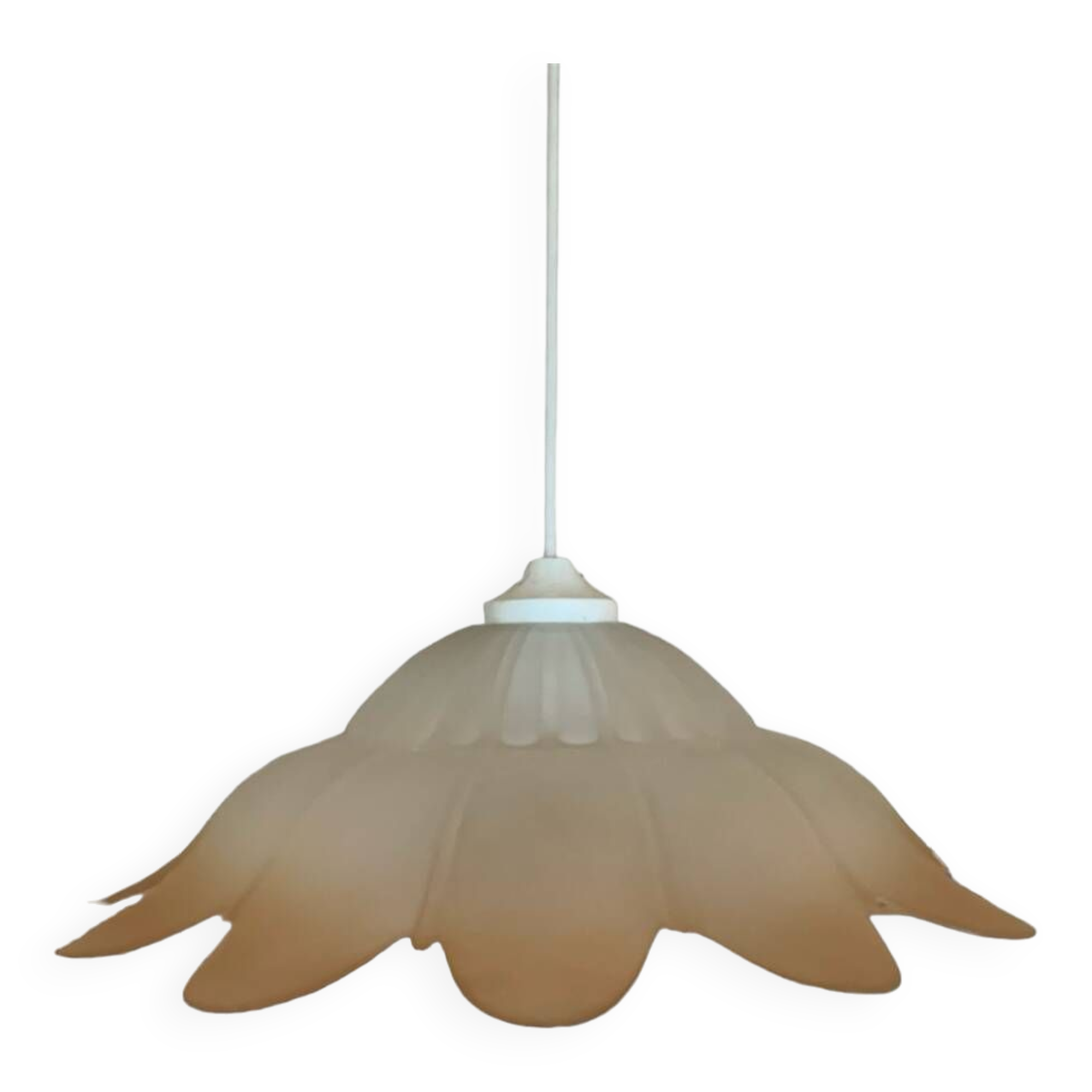 Flower glass chandelier