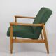 Green Boucle GFM-64 Armchair attributed to Edmund Homa, 1970s