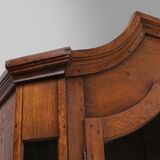 Early 18th Century Vitrine Cabinet in oak, Germany
