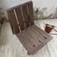 Modernist oak armchair