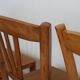 Lot de 8 chaises bistrot clair Luterma