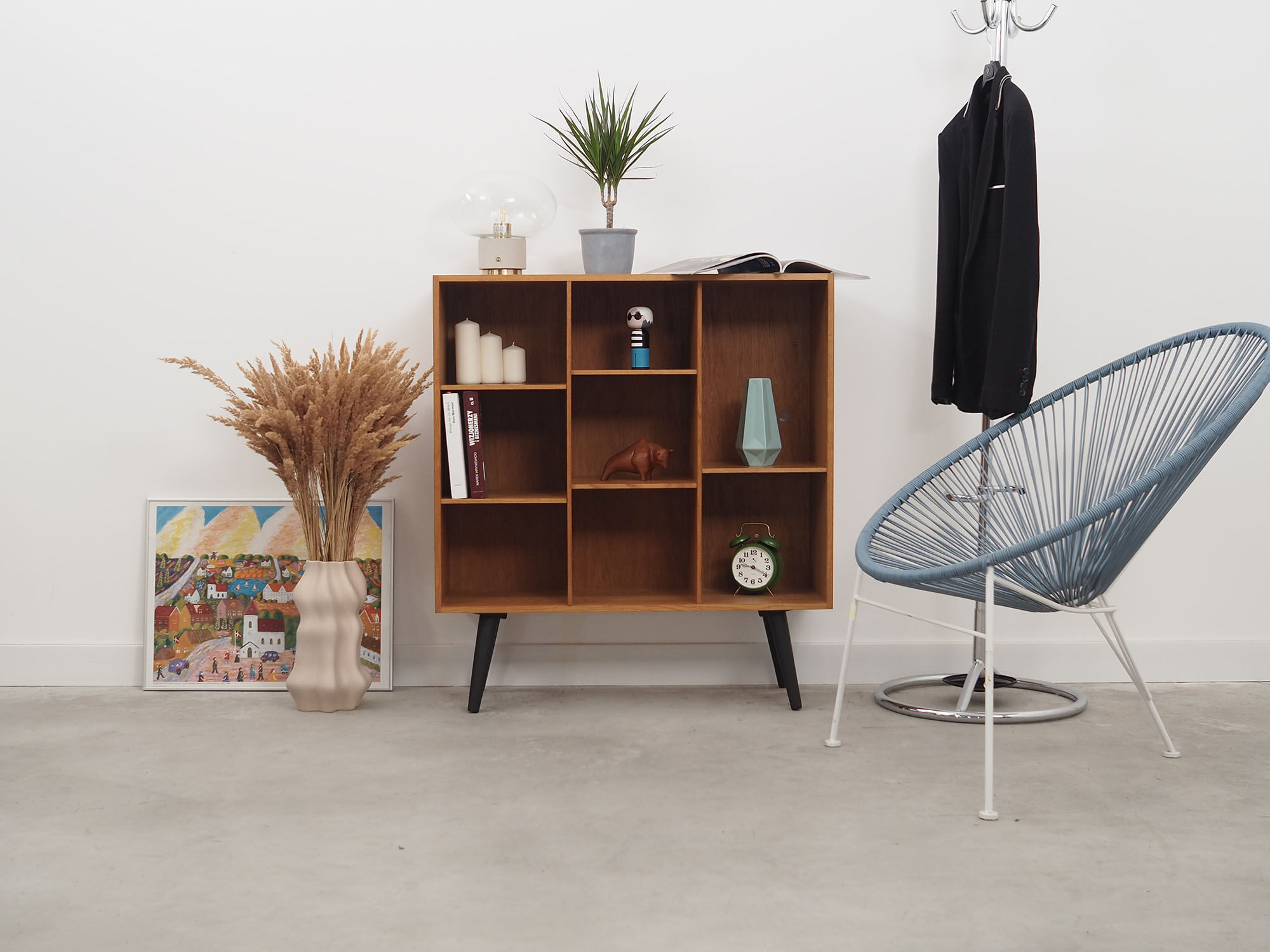 Ash bookcase, Danish design, 1970s, production: Søborg