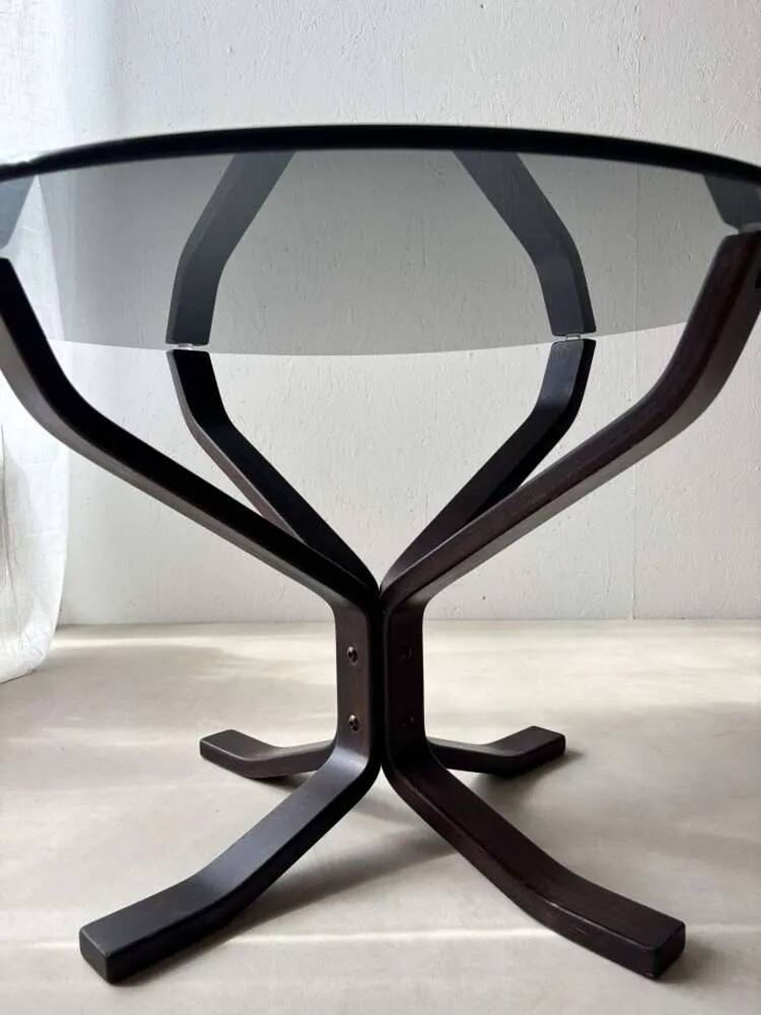 Table d'appoint vintage Falcon Vatne Møbler années 1970