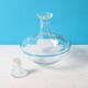Mid-century Clear Glass Nautical Ship Decanter with Stopper/ Finland / 1970